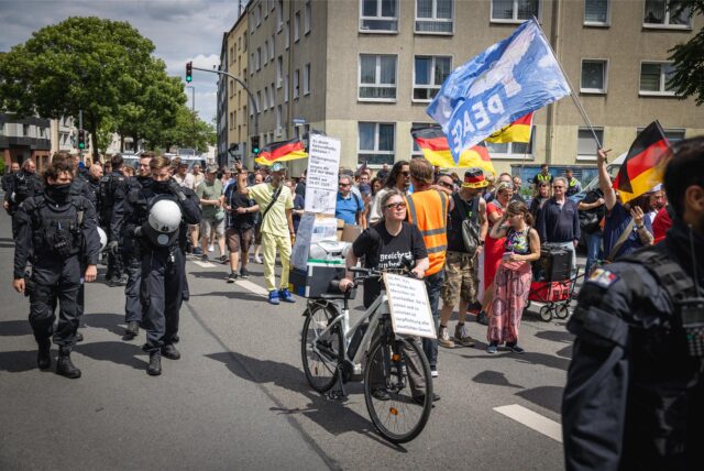 Zu den Demonstrationen am Samstag (28.6.) in Dortmund kam weit weniger Personen als erwartet.