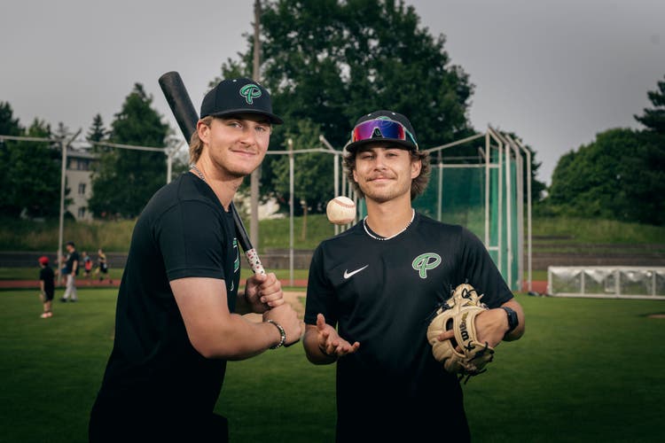 Die zwei neue Spieler aus den USA für die Wil Pirates: Marc Willi (links) und Trevin Long.