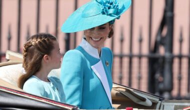 Prinzessin Kate & Tochter Charlotte im Partnerlook bei Trooping the Colour