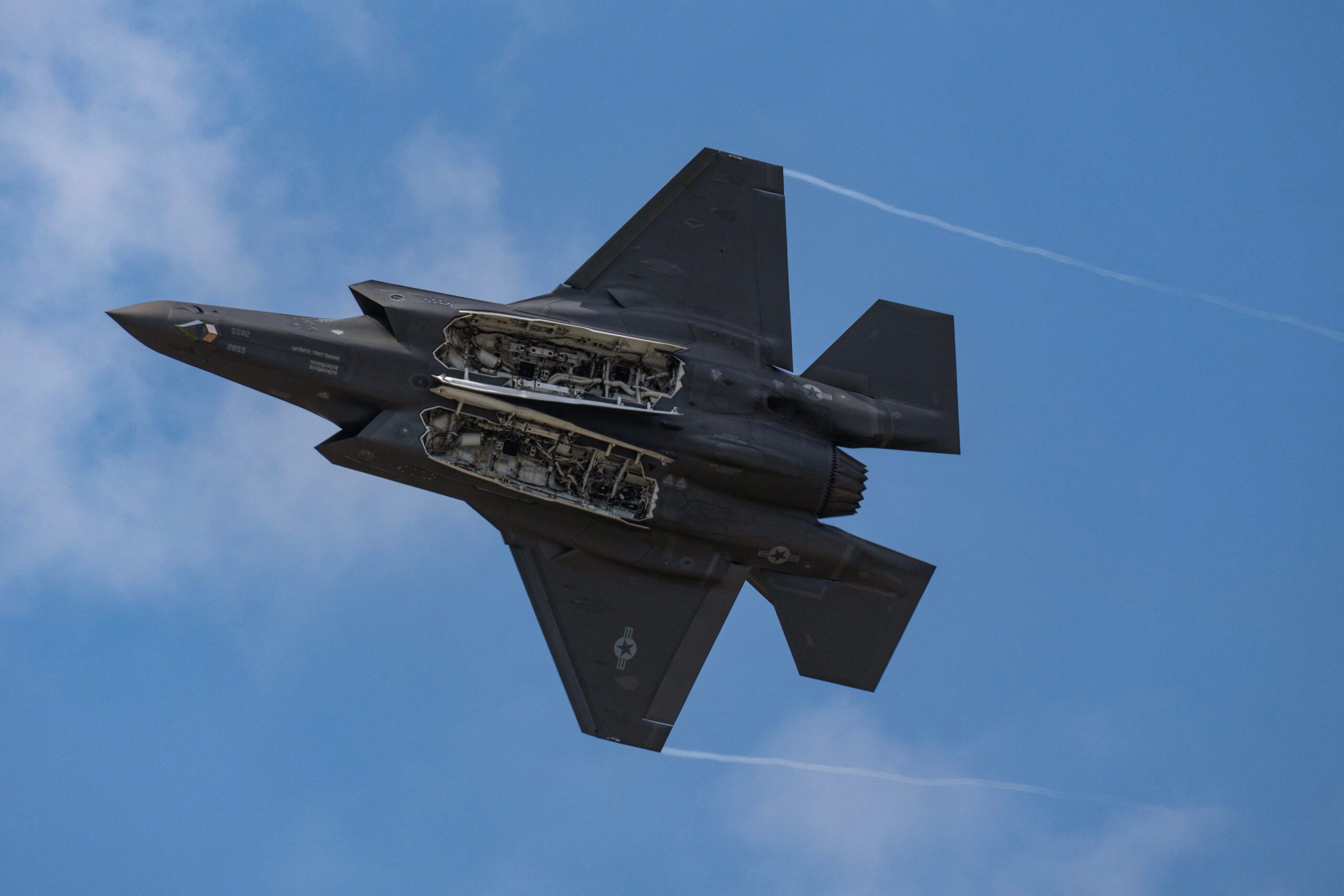 Ein F-35A der US-Luftwaffe im Flug.