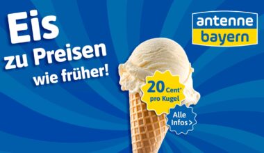 ANTENNE BAYERN Flashback Sommer: Eis zu Preisen wie früher!