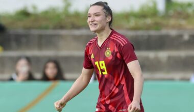 Weidauer im Einsatz für die U23-Nationalmannschaft