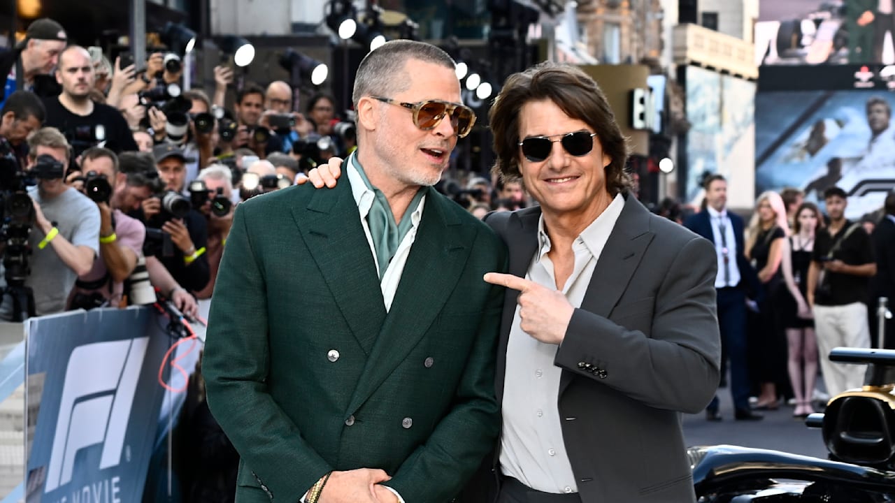Brad Pitt und Tom Cruise feiern Wiedersehen bei F1-Premiere | Unterhaltung