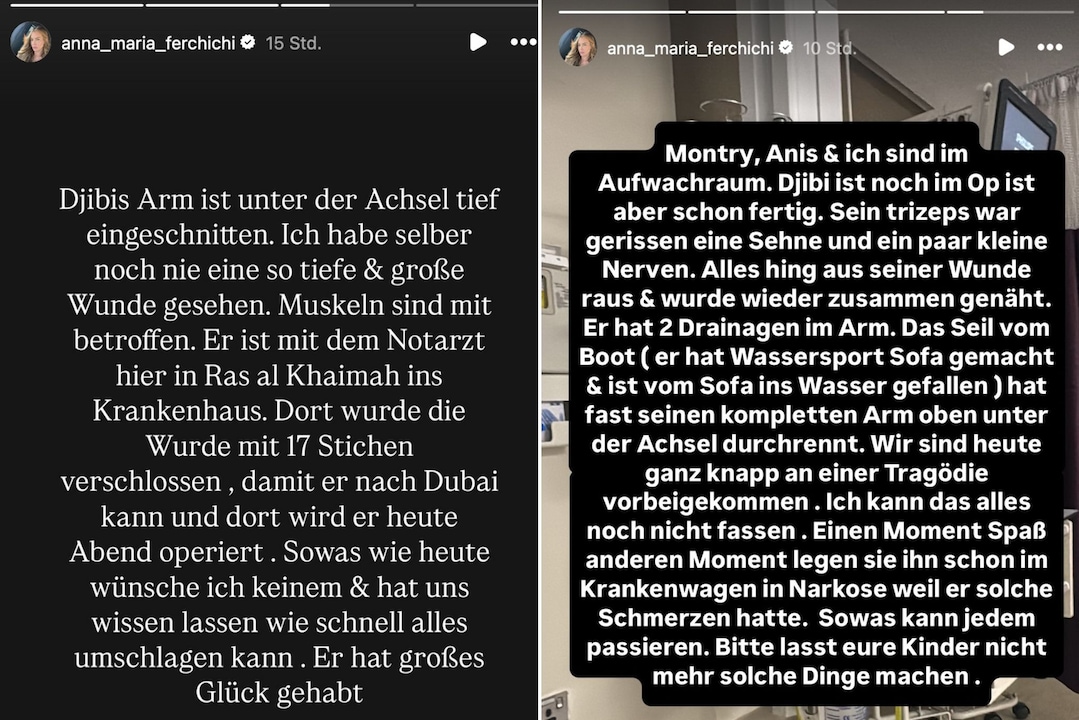 Story von Anna-Maria Ferchichi.