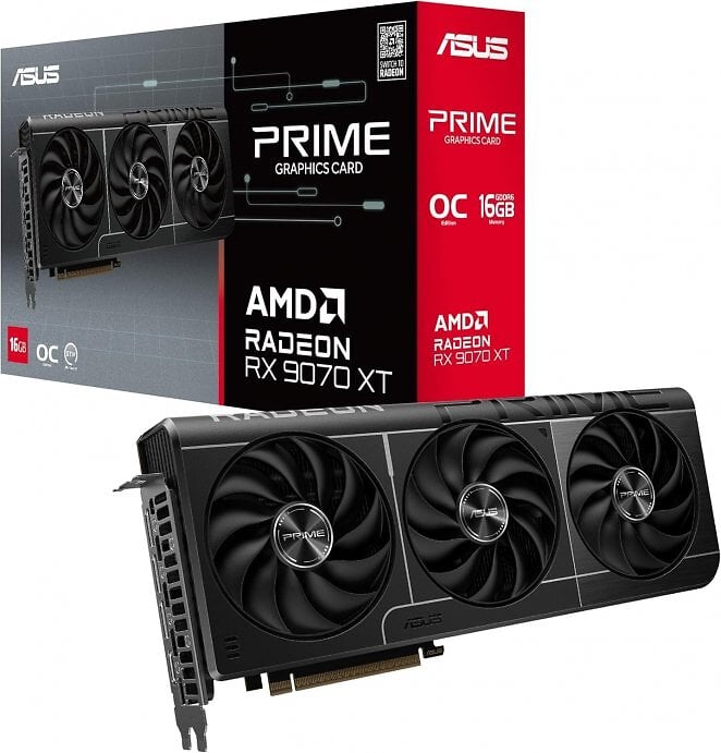 Asus Prime Radeon RX 9070 XT OC Edition