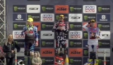 Tim Gajser gewann vor Romain Febvre und Lucas Coenen
