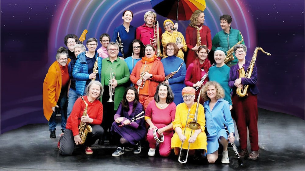 Die Groove Sistaz sind Münchens einzige Frauen-Big-Band.