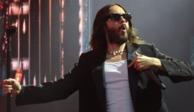 Jared Leto von Thirty Seconds To Mars feierte in Halle eine Party mit Tausenden Fans.