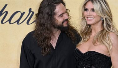 Was macht Heidi Klum da mit Tom Kaulitz' Hand?