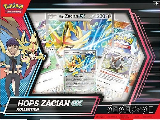 Pokémon Hops Zacian-ex Kollektion
