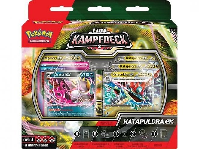 PKM LIGA-KAMPFDECK Sammelkartenspiel Beatori-ex & Katapuldra-ex