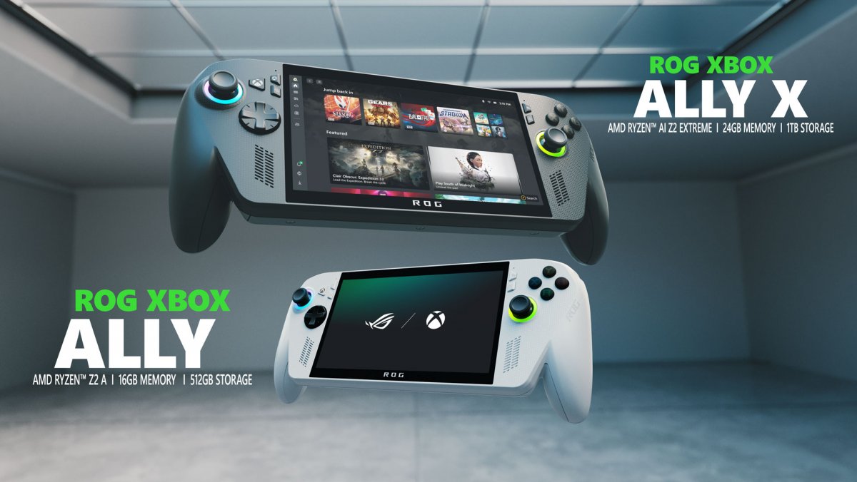 Xbox Ally: Asus und Microsoft bauen zwei Windows-Handhelds