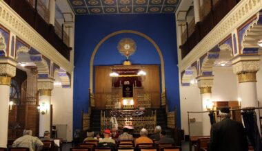 Synagogen-Innenraum.