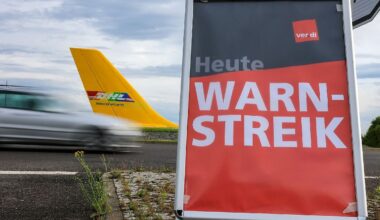 Sachsen: Warnstreik am DHL-Hub in Leipzig beginnt
