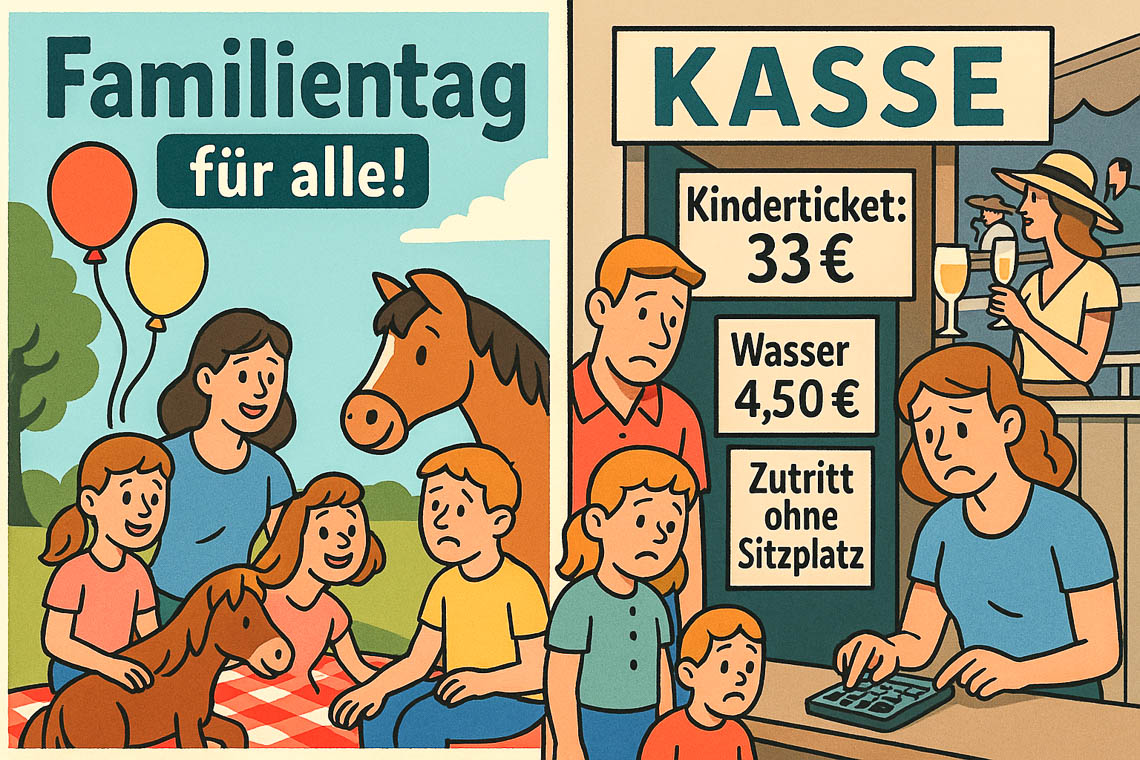 Familientag, den man sich leisten können muss