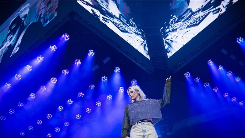 Emily Armstrong von der Band Linkin Park hat die Fans schnell für sich gewonnen.