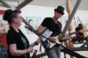 Martina Hörle und Markus Wundes schafften es immer wieder, das Publikum zum Gruseln zu bringen. (Foto © Sandra Grünwald)