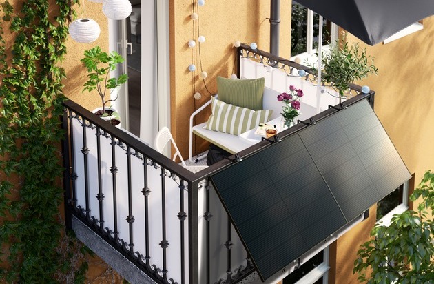 Solarstrom für alle: IKEA bringt die Energiewende für ab 1.229 Euro auf den Balkon