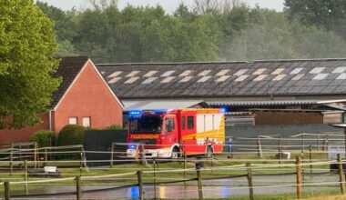 FFW Schwalmtal: Unwetterlage in Schwalmtal - Feuerwehr rückt zu 13 Einsätzen aus