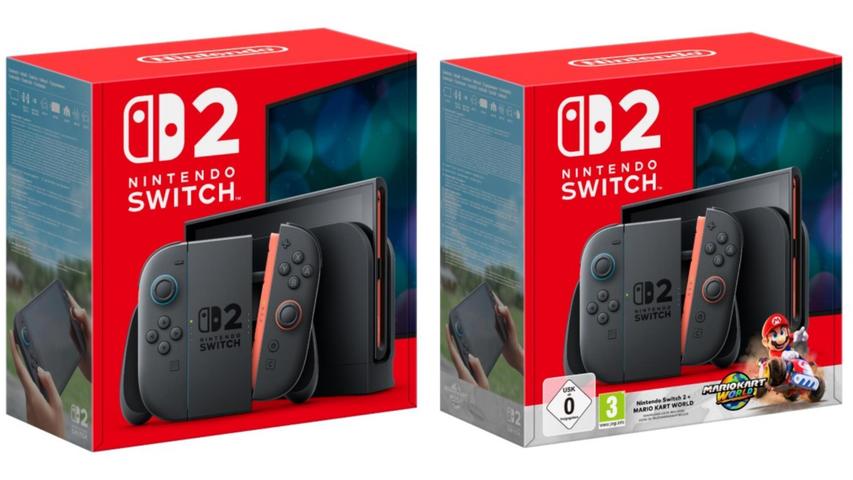 Neben der Standardversion gibt's die Switch 2 auch in einem Bundle mit Mario Kart World.