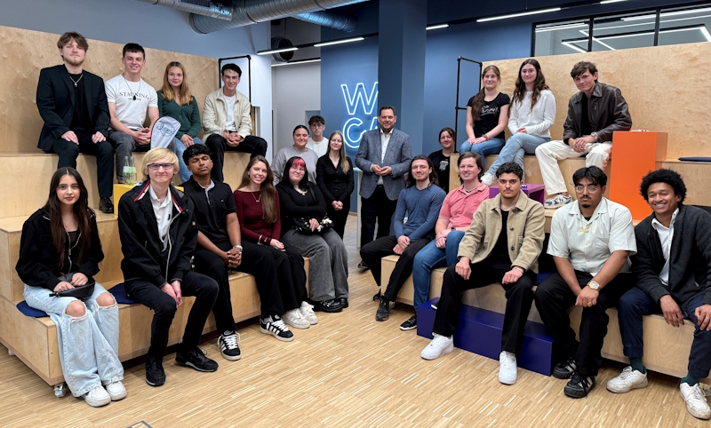 Jugenddialog: Oberbürgermeister Schranz trifft junge Leute zur Diskussion