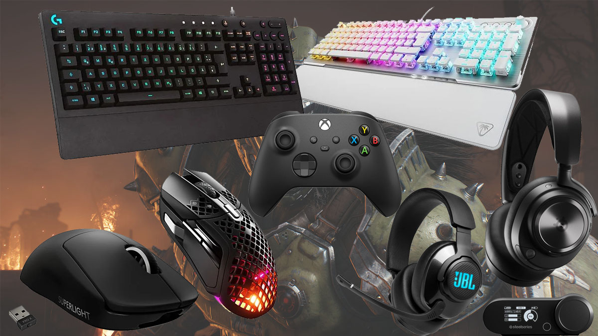 Gamer aufgepasst, es fliegen raus: Maus, Tastatur, Headset & Co.