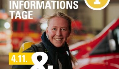 FW-M: Berufsinformationstage am 4.11.2025 und 6.11.2025 bei der Berufsfeuerwehr München