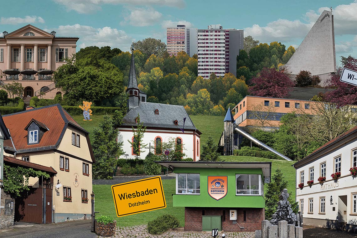 Dotzheim zeigt Gesicht – auf einer einzigen Postkarte