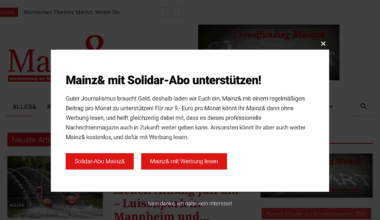 Mainz& goes Solidar-Abo: Ab Juli 2025 könnt Ihr Mainz& mit einem Solidar-Abo unterstützen! - Was das heißt, was Ihr bekommt, was es kostet