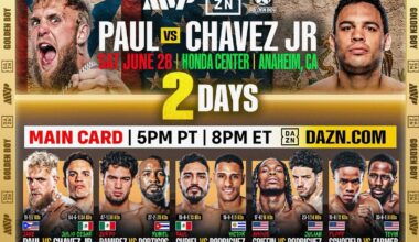 Jake Paul vs. Julio Cesar Chavez Jr.