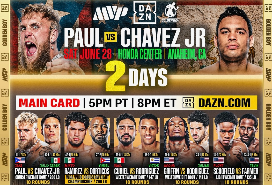 Jake Paul vs. Julio Cesar Chavez Jr.