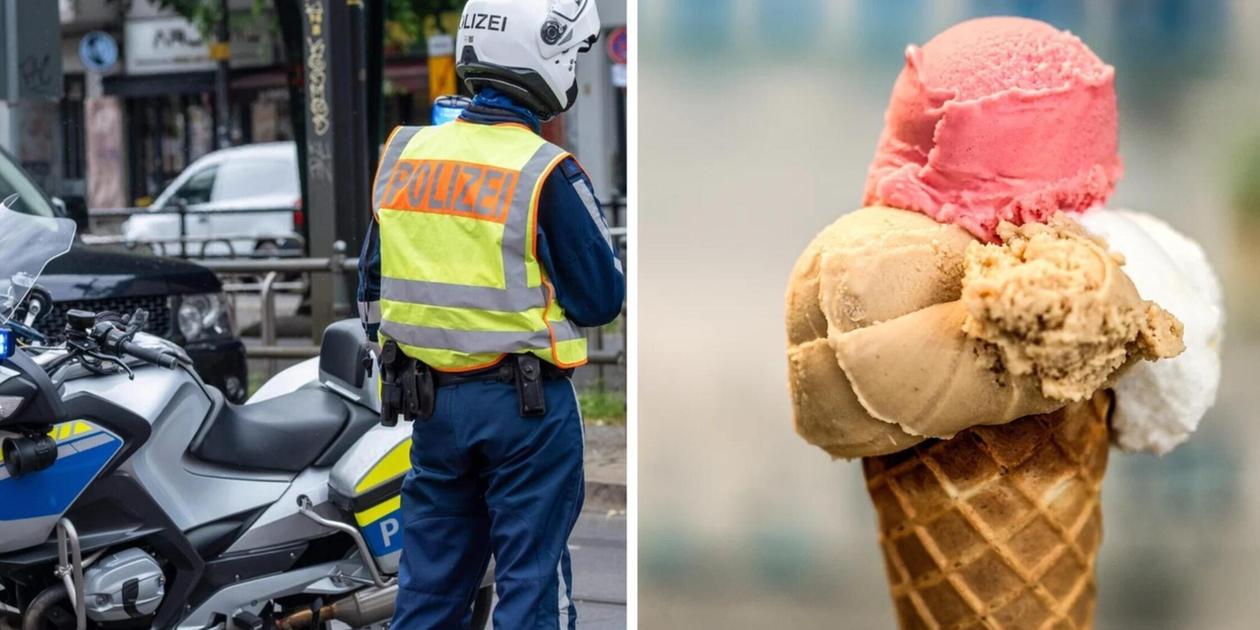 Zwei Pistolen, Messer und Hammer: Eis-Dieb hält Polizei in Nürnberg auf Trab