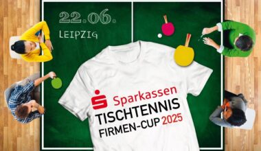 Sparkassen Tischtennis Firmen-Cup - Die Leipziger Wirtschaft schlägt auf