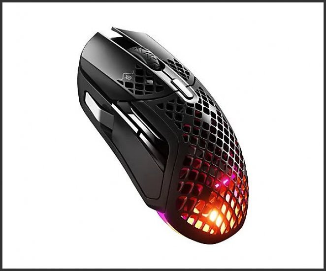 STEELSERIES Aerox 5 Wireless Gaming Maus, Mattschwarz