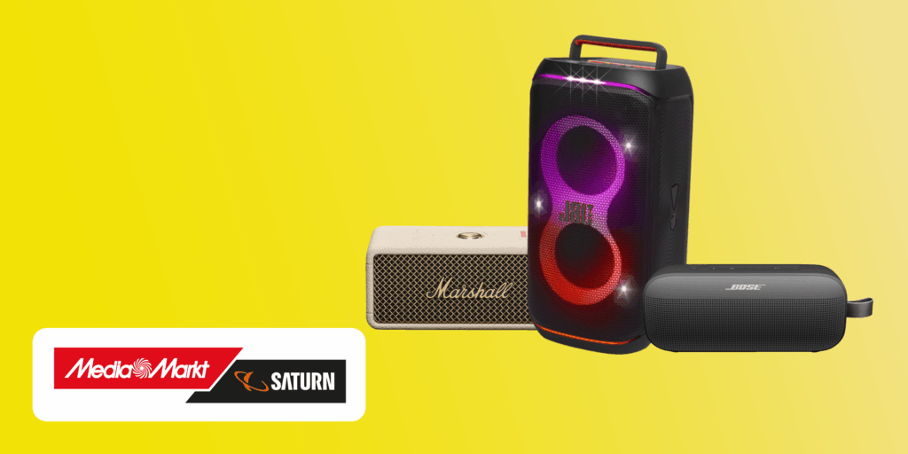 Top 8 Deals fuer Bluetooth Lautsprecher zur MediaMarkt Mehrwertsteuer Aktion