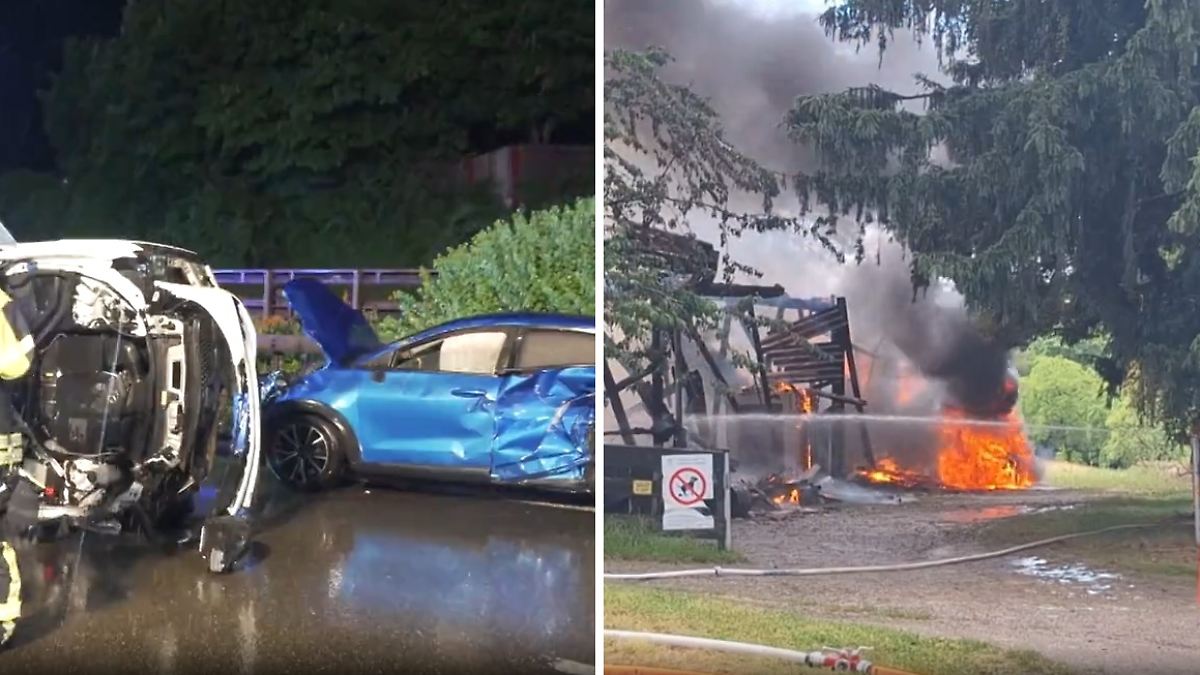 07:49 Schneeschaufeln im Juni?! Schweres Unwetter trifft Deutschland - N-TV