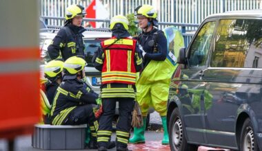 ABC-Alarm in Leipzig: Feuerwehr sichert rauchendes Objekt