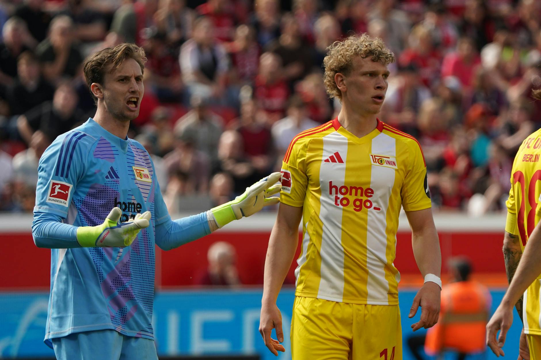Torhüter Frederik Rönnow und Verteidiger Leopold Querfeld spielten beim 1. FC Union eine starke Saison. 