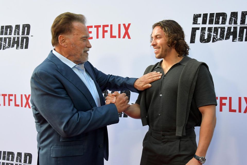 Zu Papa Arnold Schwarzenegger hat Joseph Baena mittlerweile eine gute Beziehung.