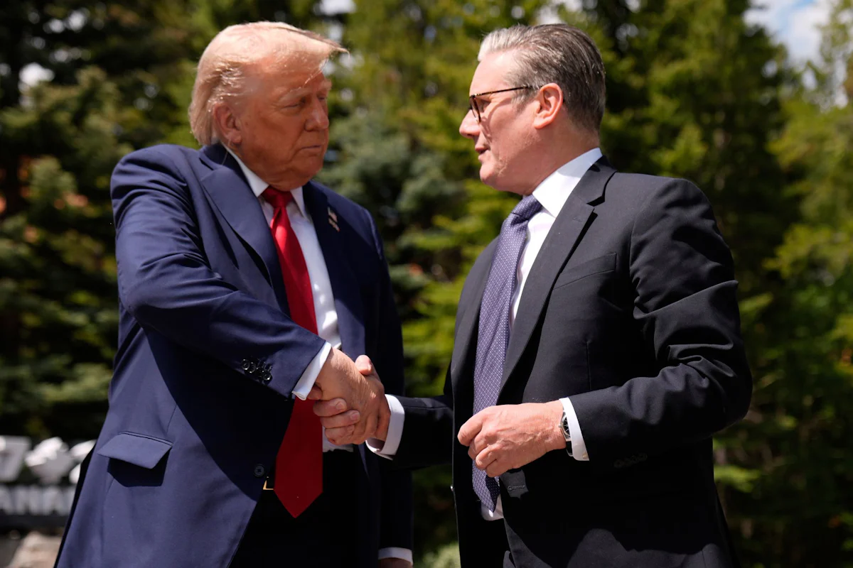 Treffen in Kanada - USA und Großbritannien bringen Handelspakt voran - Politik
