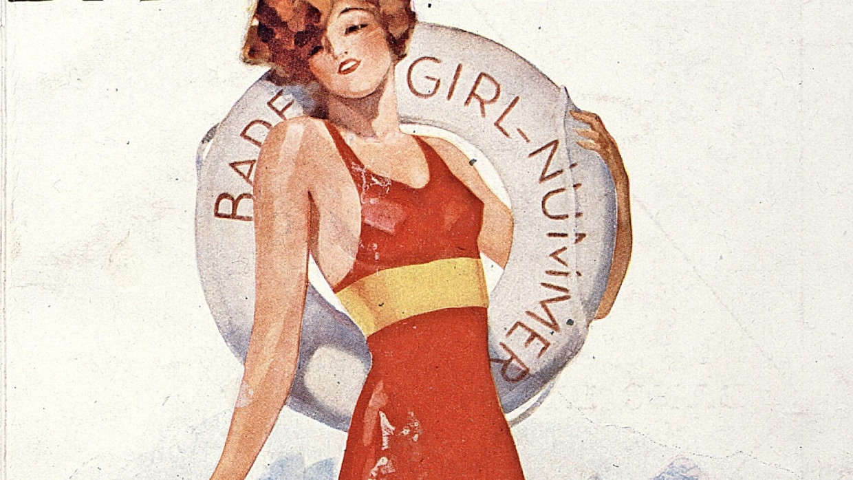 „Baywatch“ im Berliner Stil vor fast hundert Jahren: Juni-Titelblatt der Zeitschrift „Das Magazin“ von 1928