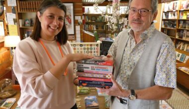 In der Bücherstube Elsner wird bald nach Bestsellern geangelt