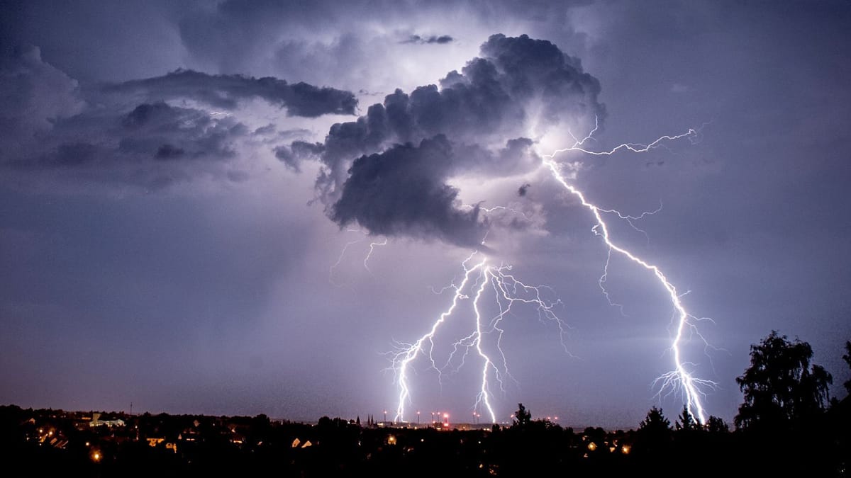 Unwetterwarnung für Nürnberg: Orkanböen und Riesenhagel möglich