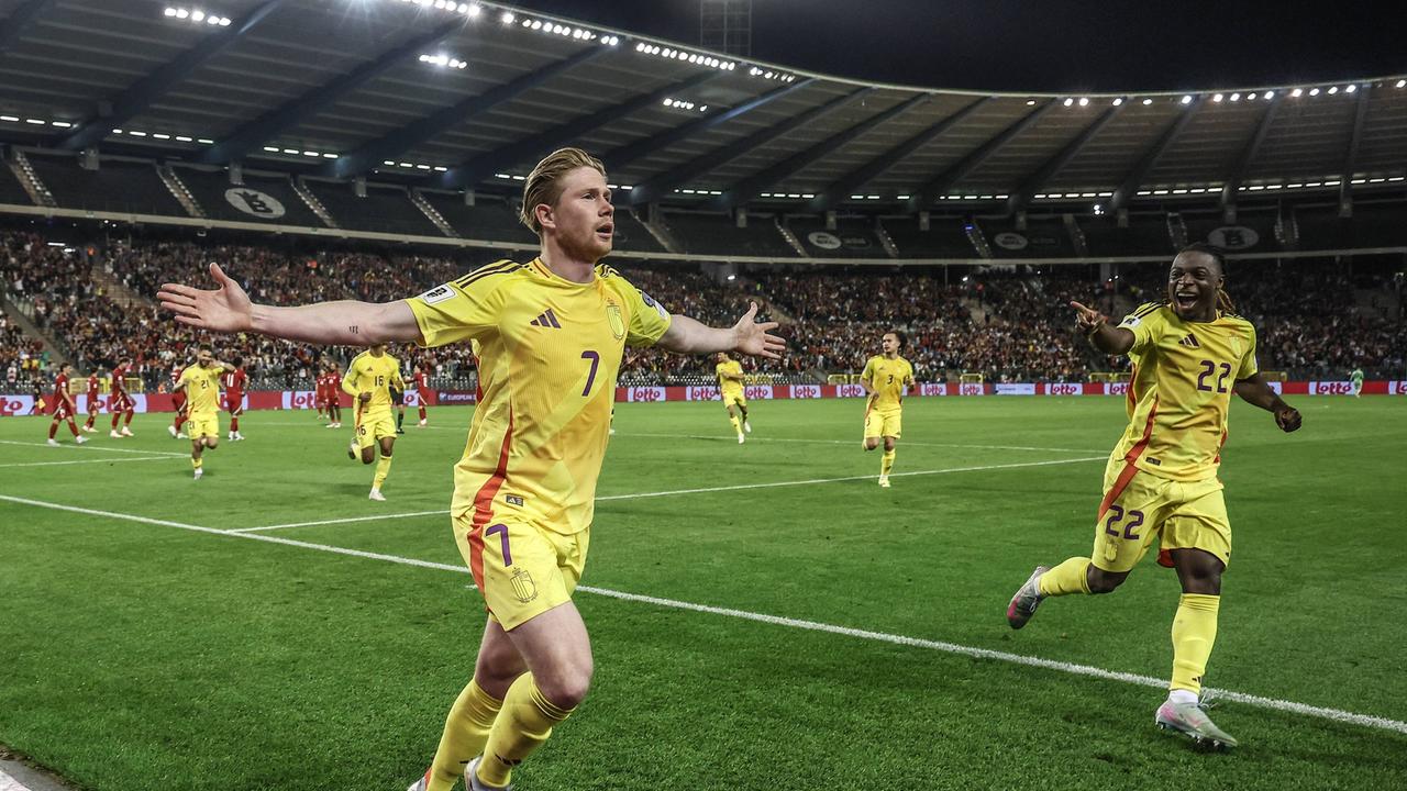 WM-Qualifikation: Belgien siegt in Sieben-Tore-Spiel gegen Wales