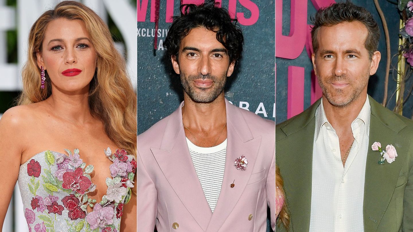 Die Verleumdungsklage von Justin Baldoni (Mitte) gegen BlakeLively (links) und Ryan Reynolds (rechts) wurde abgewiesen
