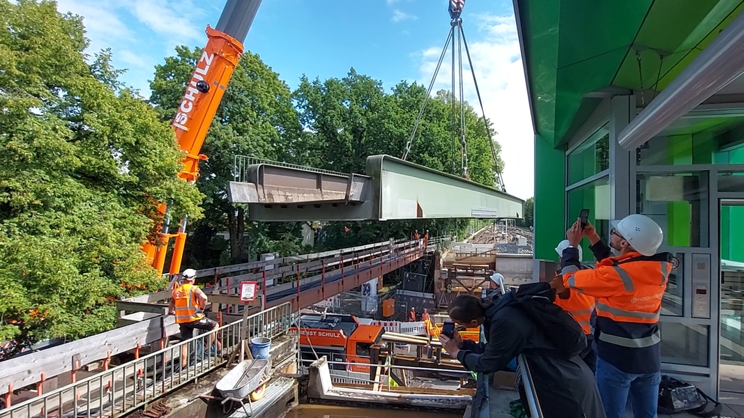 Brückenbau startet: U1 im Hamburger Nordosten gesperrt | NDR.de - Nachrichten