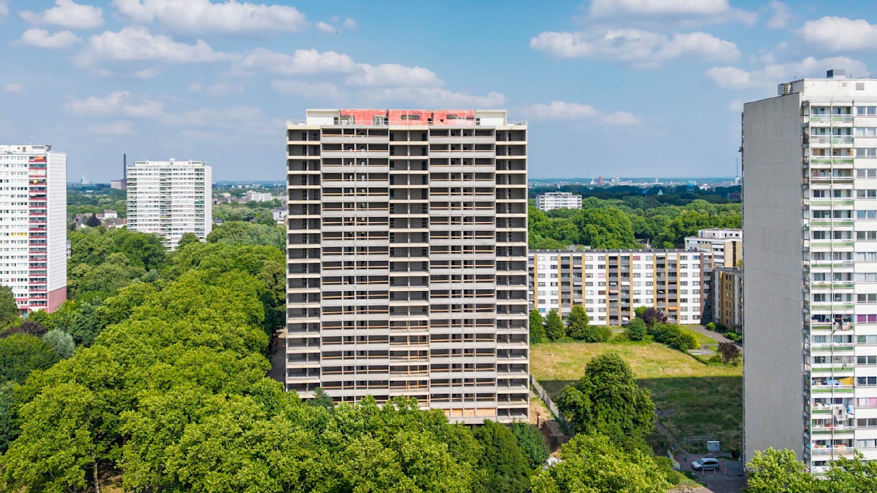 Hochhaus Weißer Riese wird gesprengt: Riesige Evakuierung in Duisburg | Regional