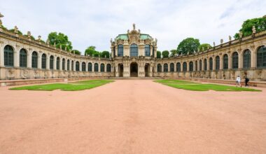 Innenhof-Sanierung des Dresdner Zwingers vor Abschluss