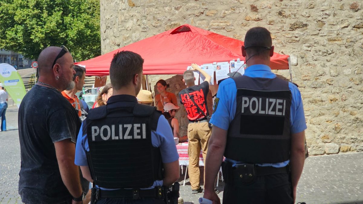 „Stoppt den Völkermord!“ – Protest auf dem Boulevard in Halle gegen Israels Krieg der Auslöschung der Palästinenser und deutsche Mitverantwortung
