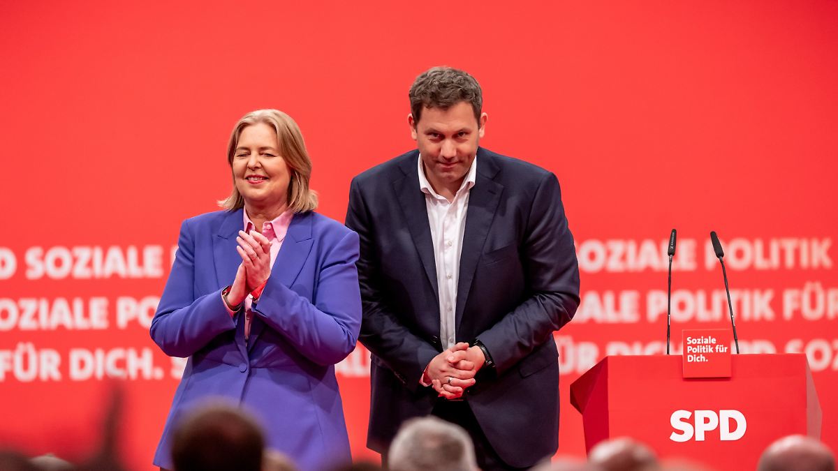 Neuwahl der Parteiführung: SPD-Parteitag straft Klingbeil ab, Bas erringt 95 Prozent